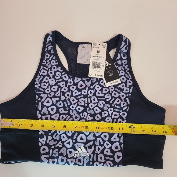 ADIDAS Sports Bra, NWT, size Medium - Picture 5 of 7